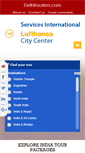 Mobile Screenshot of delhitourism.com